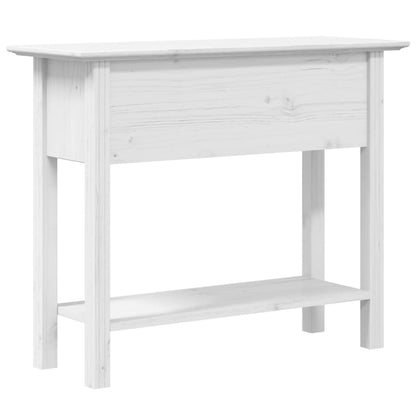 Konsolentisch BODO Weiß 91x35x74 cm Massivholz Kiefer