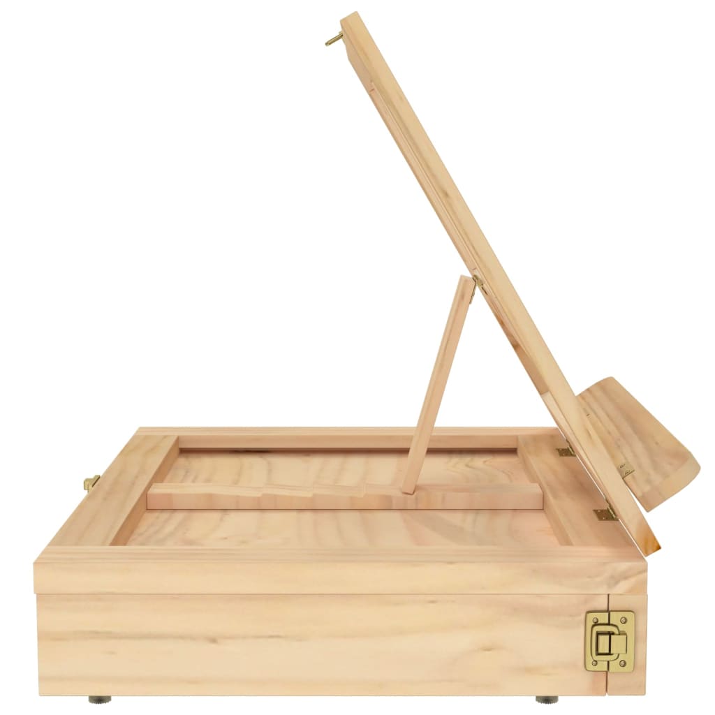 Tischstaffelei mit Schublade 33,5x25,5x7 cm Massivholz Kiefer