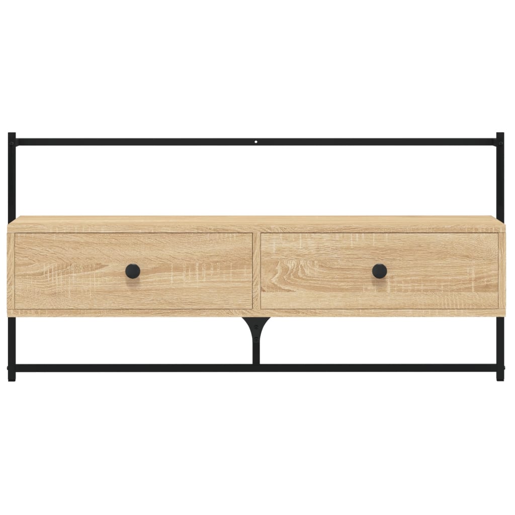 TV-Wandschrank Sonoma-Eiche 100,5x30x51 cm Holzwerkstoff