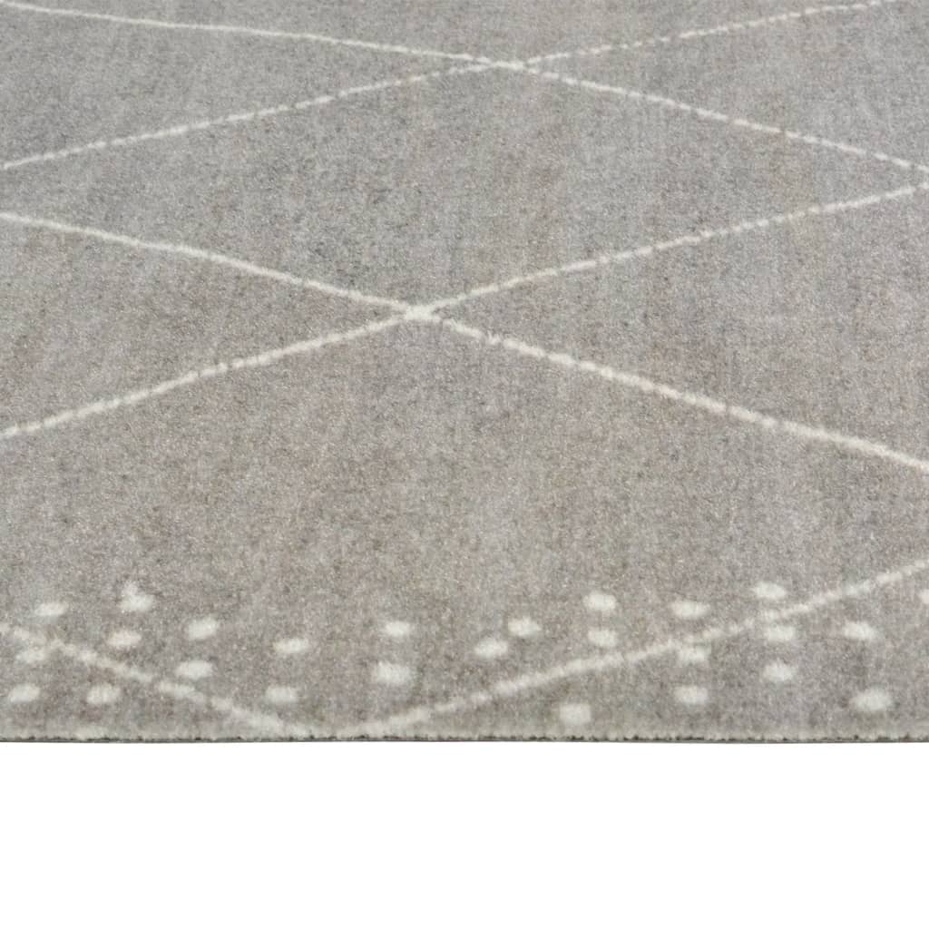 Küchenteppich Waschbar Raute 60x180 cm Samt