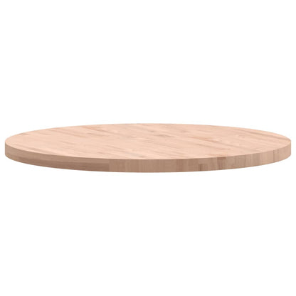 Tischplatte Ø90x4 cm Rund Massivholz Buche