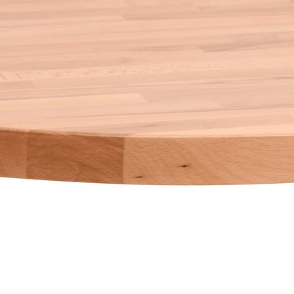 Tischplatte Ø60x1,5 cm Rund Massivholz Buche