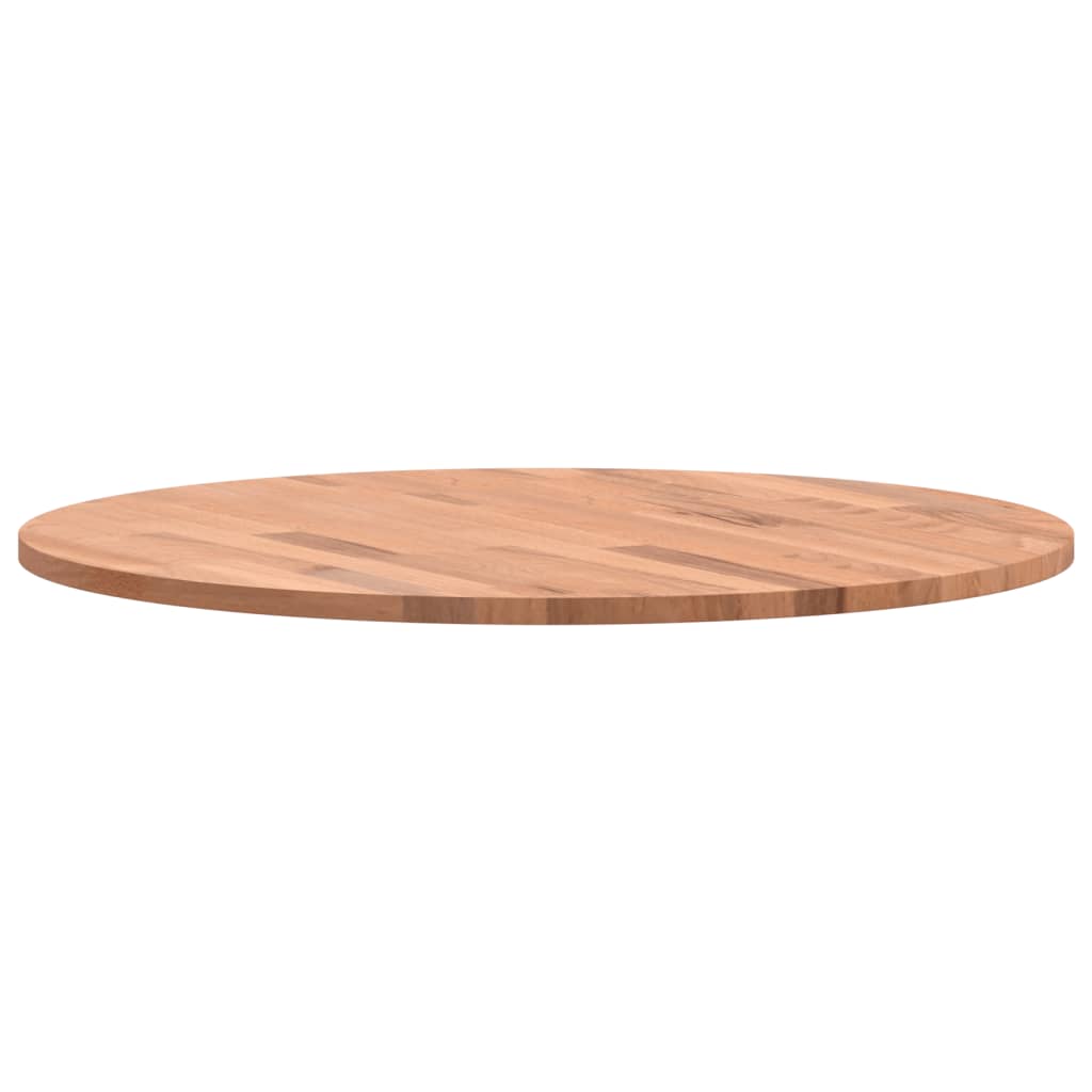 Tischplatte Ø60x1,5 cm Rund Massivholz Buche