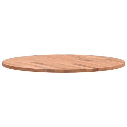 Tischplatte Ø60x1,5 cm Rund Massivholz Buche