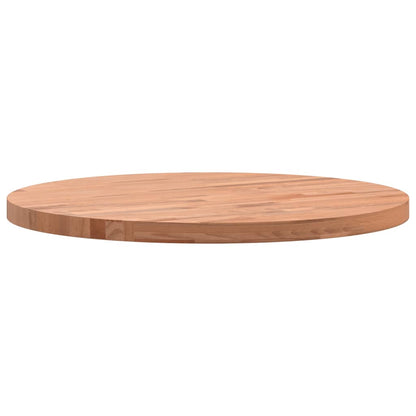 Tischplatte Ø50x2,5 cm Rund Massivholz Buche
