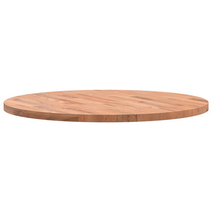 Tischplatte Ø70x2,5 cm Rund Massivholz Buche