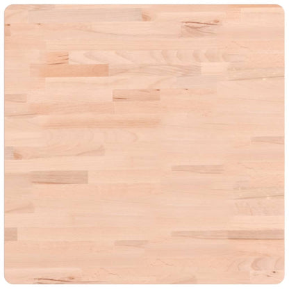 Tischplatte 60x60x2,5 cm Quadratisch Massivholz Buche