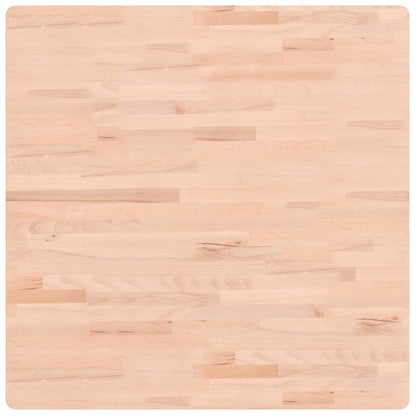 Tischplatte 80x80x2,5 cm Quadratisch Massivholz Buche