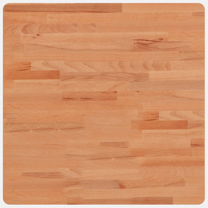 Tischplatte 60x60x1,5 cm Quadratisch Massivholz Buche