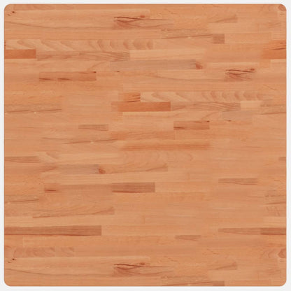 Tischplatte 80x80x2,5 cm Quadratisch Massivholz Buche