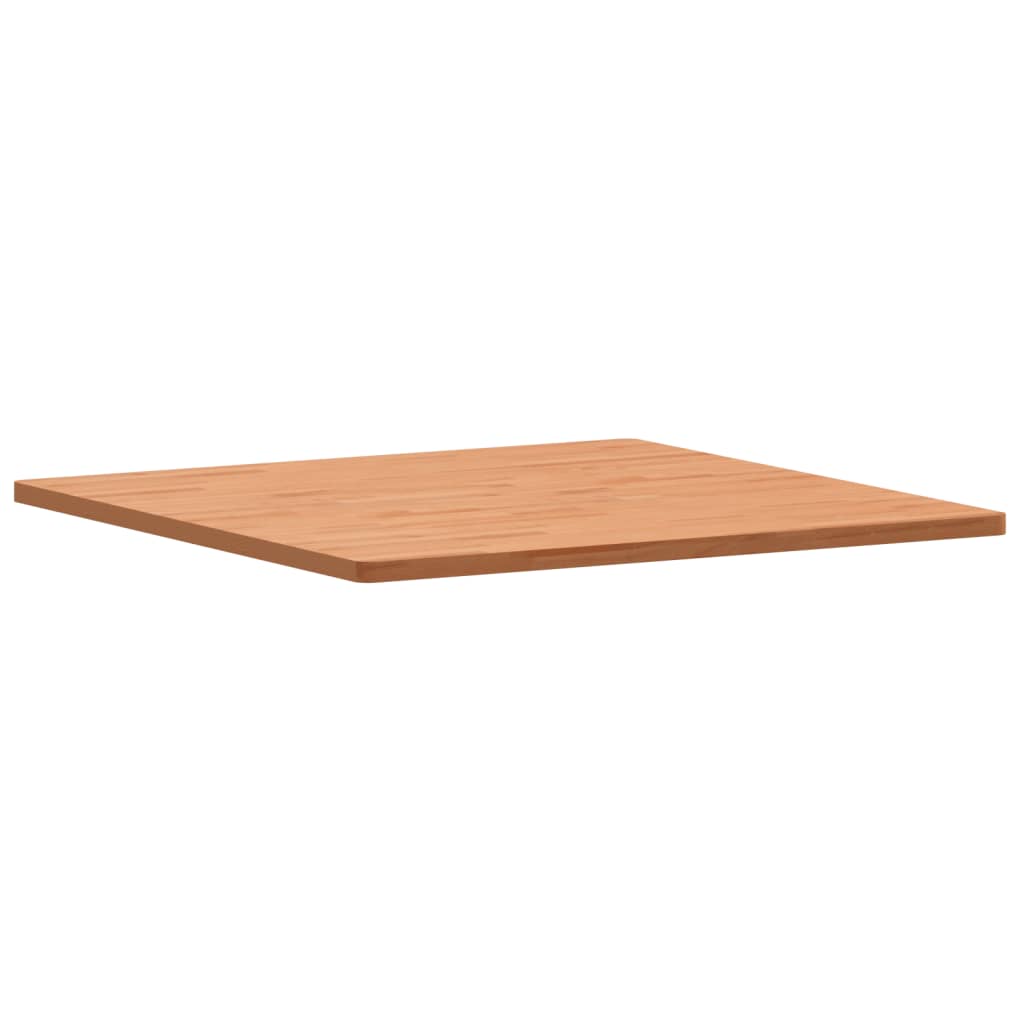 Tischplatte 90x90x2,5 cm Quadratisch Massivholz Buche