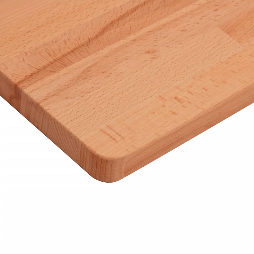Tischplatte 90x90x2,5 cm Quadratisch Massivholz Buche