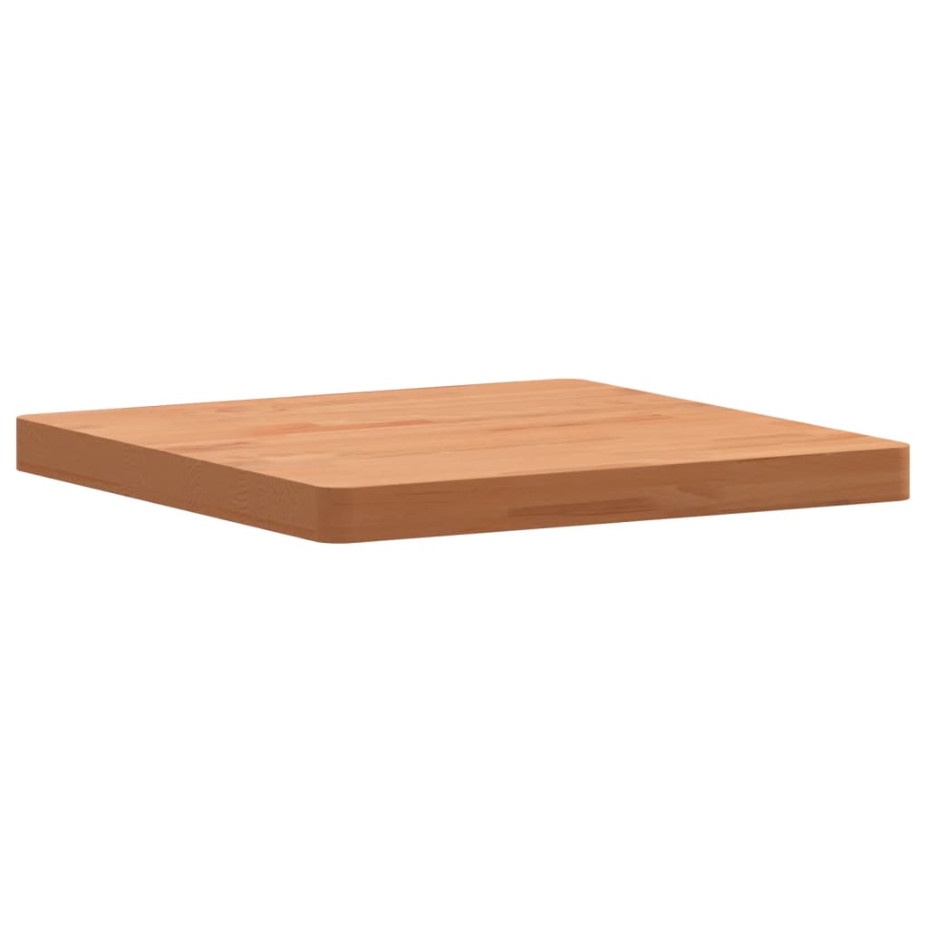Tischplatte 50x50x4 cm Quadratisch Massivholz Buche