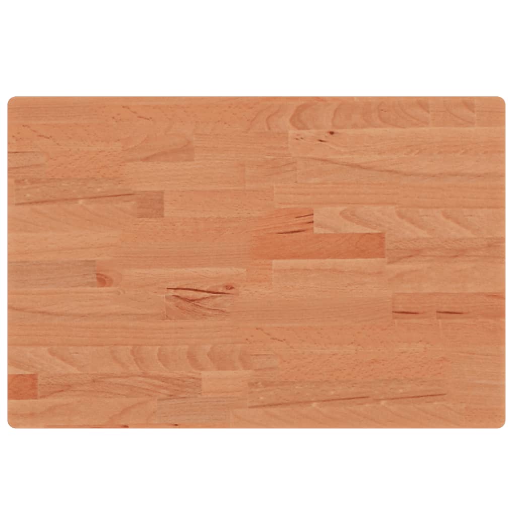 Waschtischplatte 60x40x2,5 cm Massivholz Buche