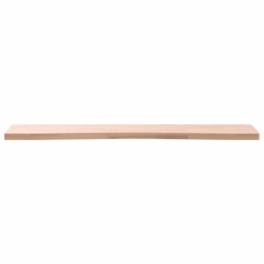 Plateau de bureau 100x(45-50)x2,5 cm en bois de hêtre massif