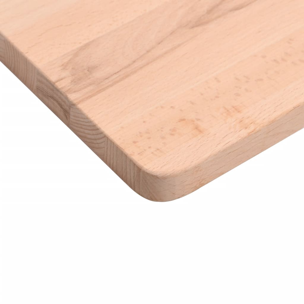 Plateau de bureau 100x(45-50)x2,5 cm en bois de hêtre massif