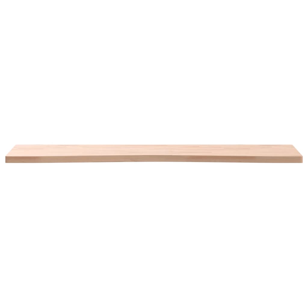 Plateau de bureau 110x(55-60)x2,5 cm en hêtre massif