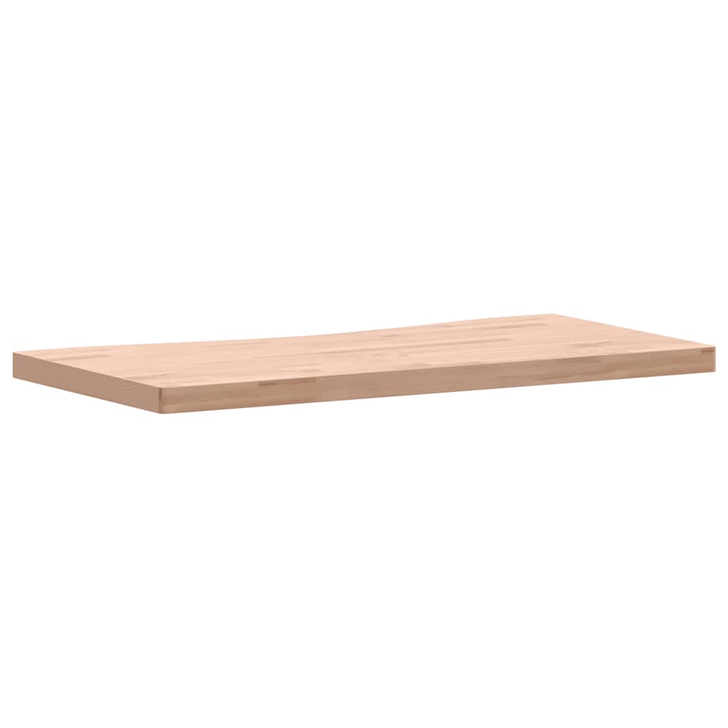 Schreibtischplatte 100x(45-50)x4 cm Massivholz Buche