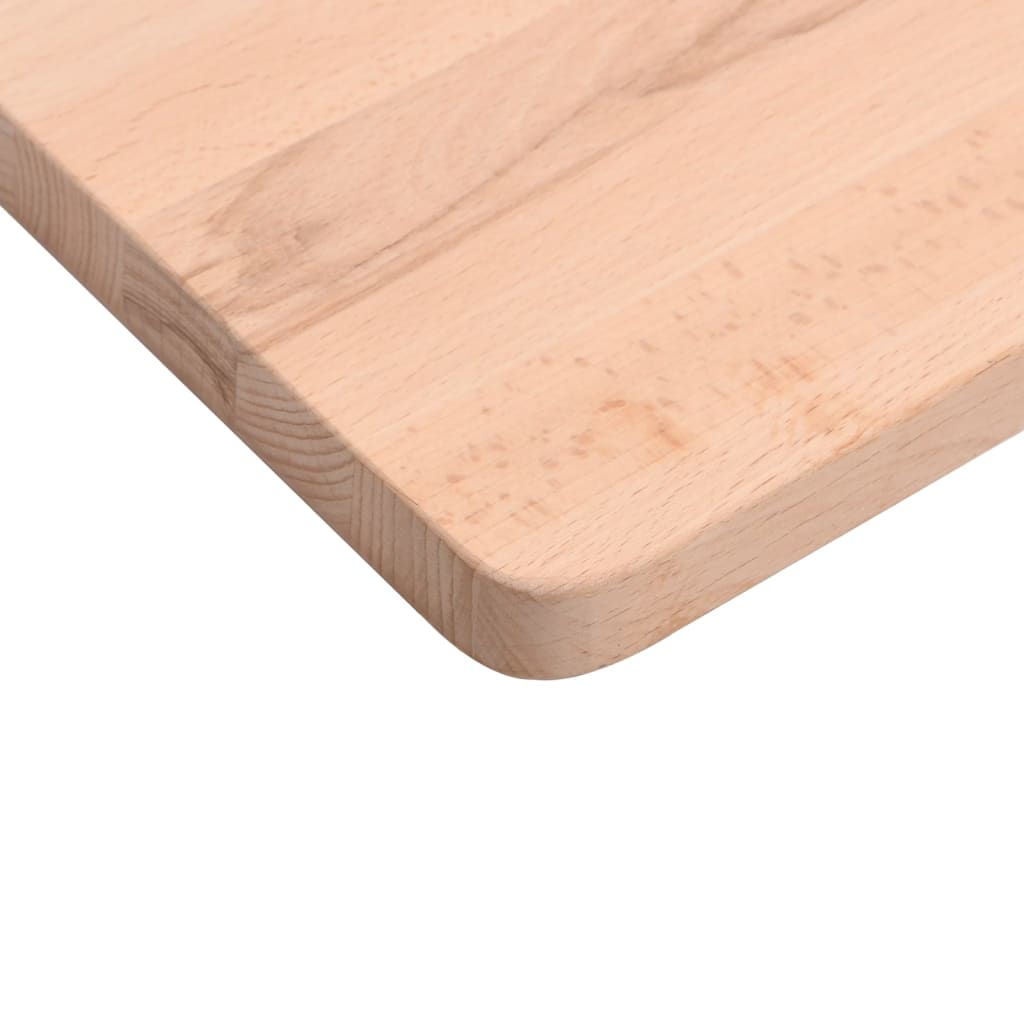 Plateau de bureau 110x(50-55)x4 cm en bois de hêtre massif