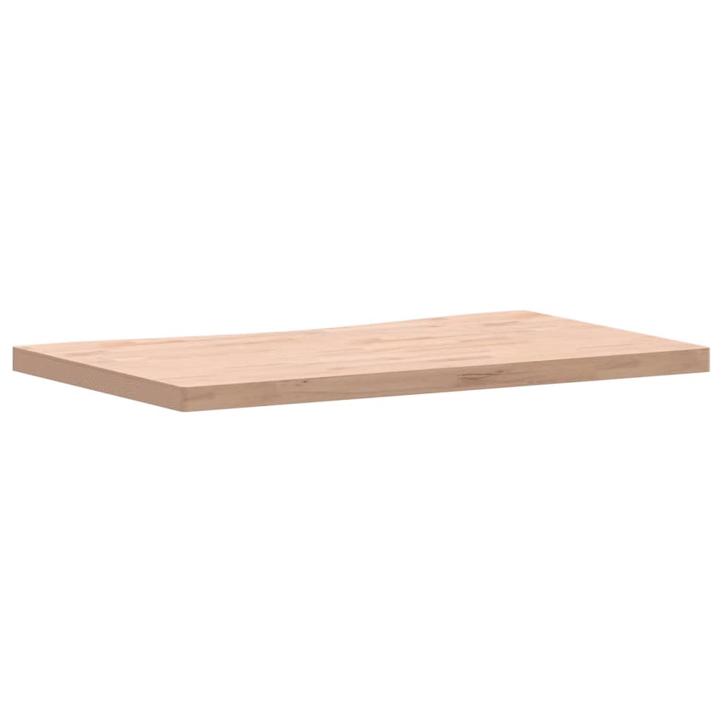 Schreibtischplatte 100x(55-60)x4 cm Massivholz Buche