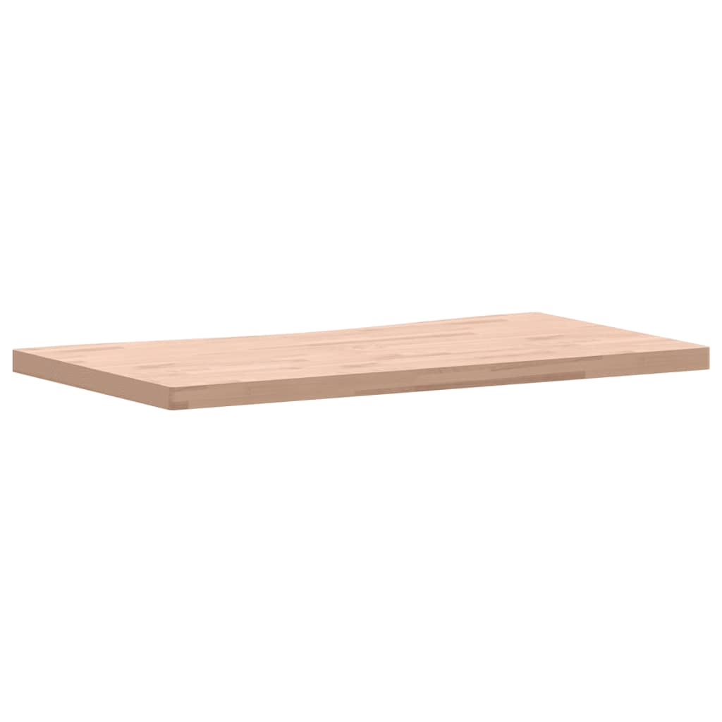 Schreibtischplatte 110x(55-60)x4 cm Massivholz Buche