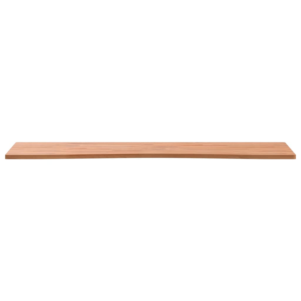 Plateau de bureau 100x(55-60)x1,5 cm en bois de hêtre massif