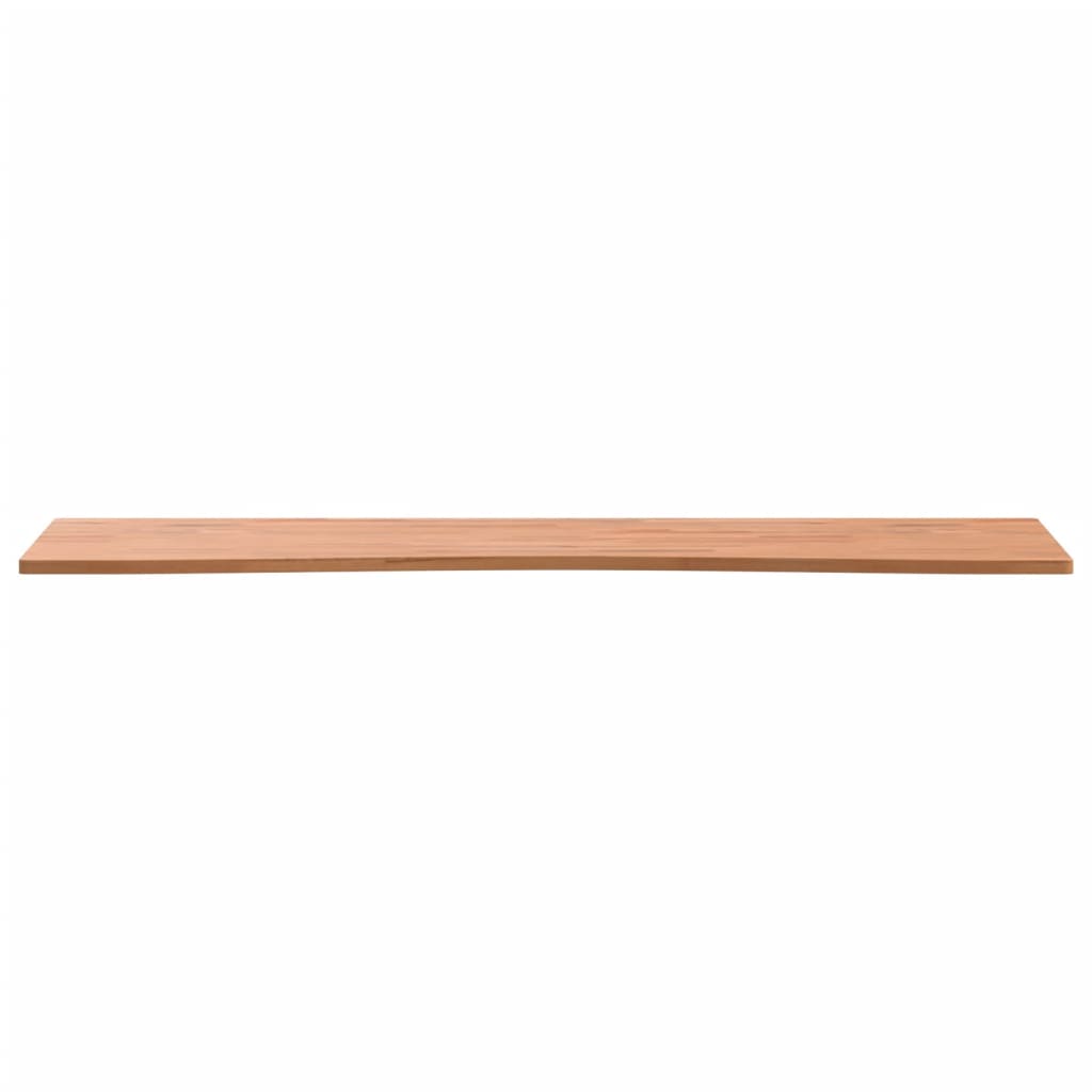 Plateau de bureau 110x(55-60)x1,5 cm en hêtre massif