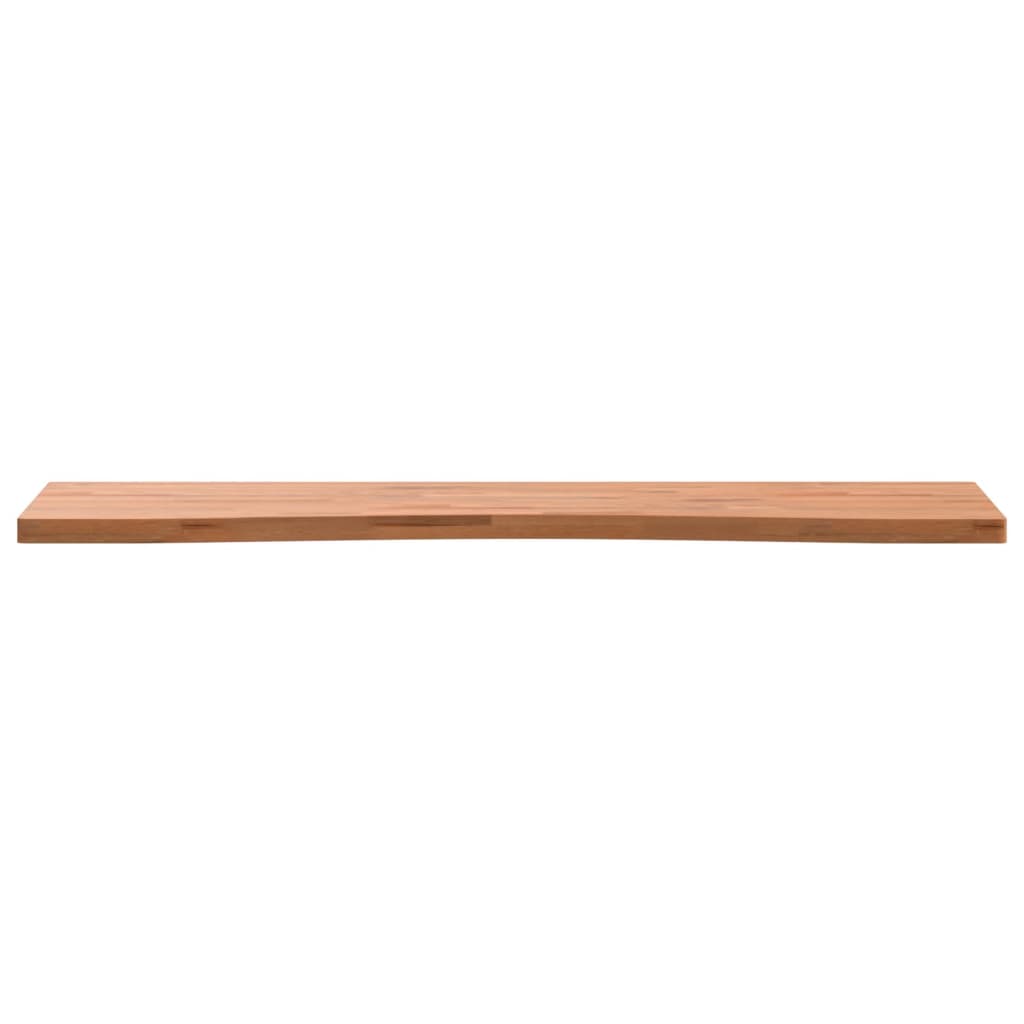 Plateau de bureau 100x(45-50)x2,5 cm en bois de hêtre massif