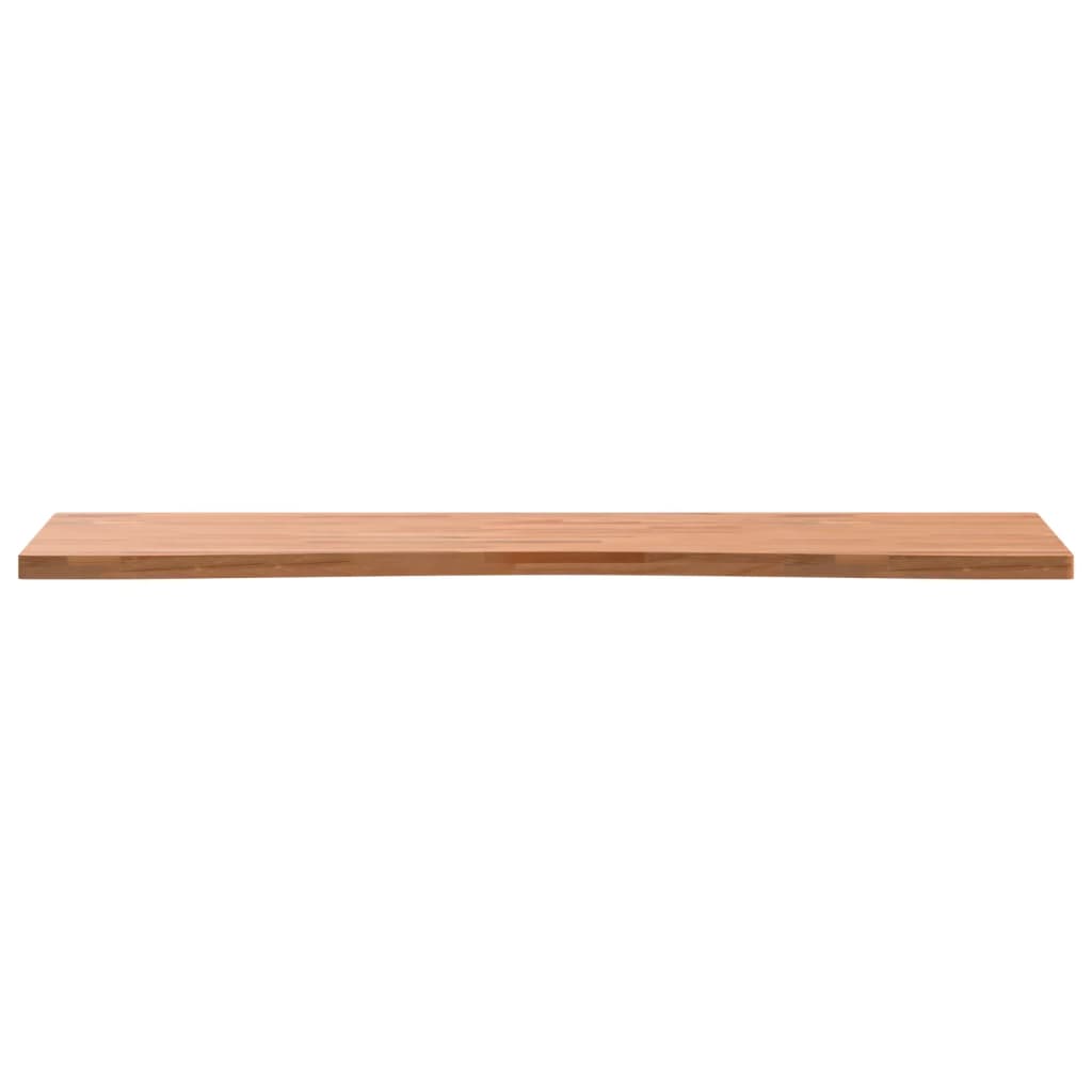 Plateau de bureau 110x(55-60)x2,5 cm en hêtre massif