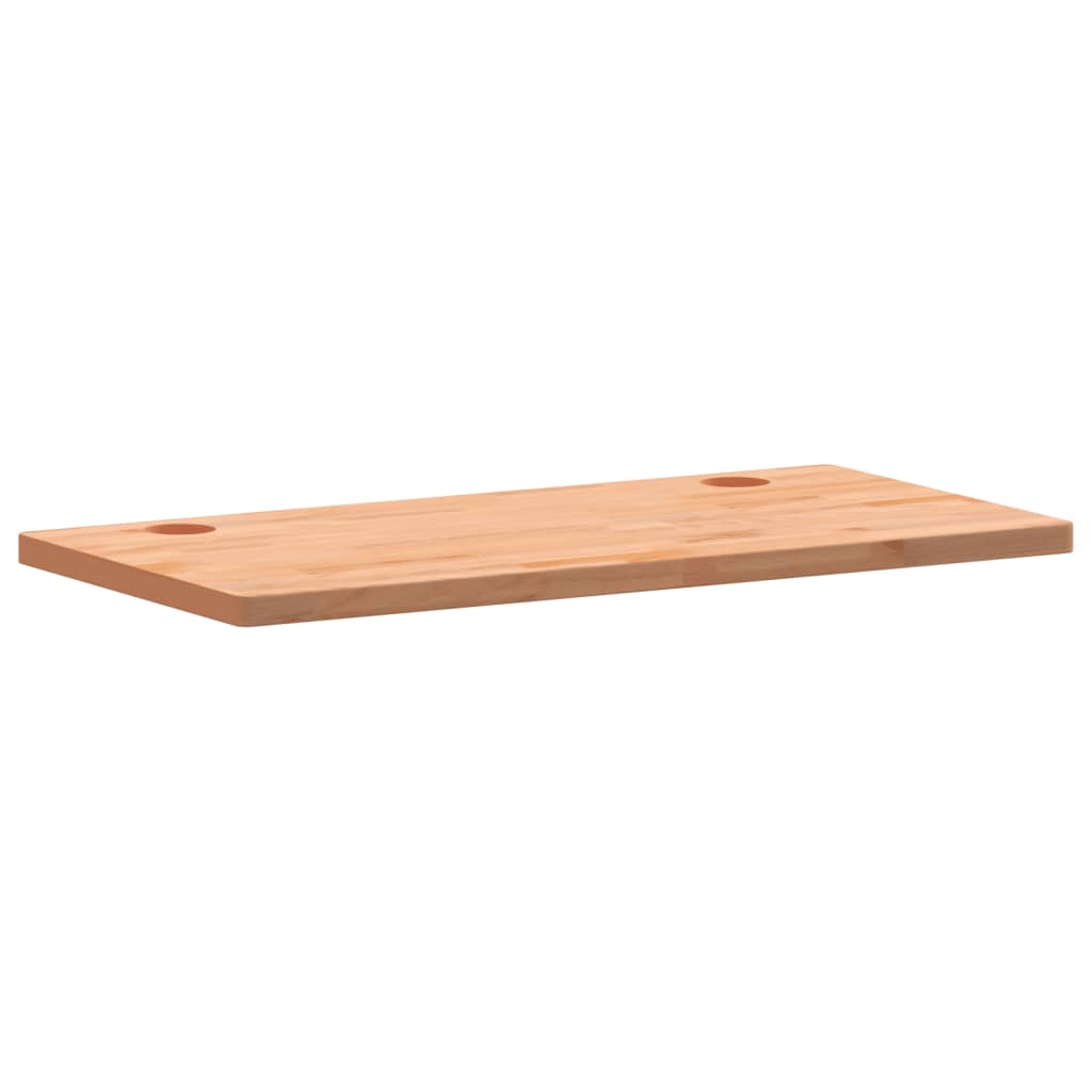 Schreibtischplatte 110x55x2,5 cm Massivholz Buche