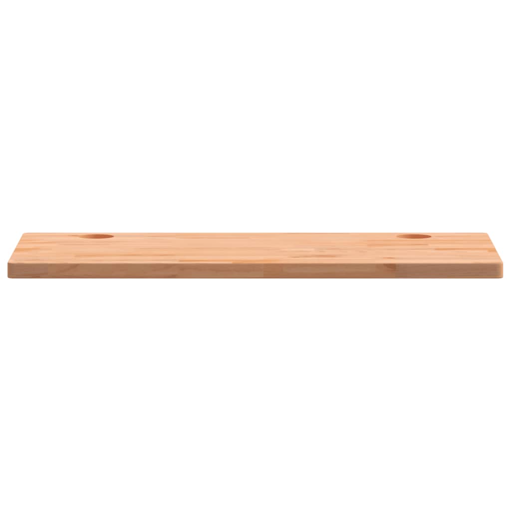 Schreibtischplatte 110x55x2,5 cm Massivholz Buche