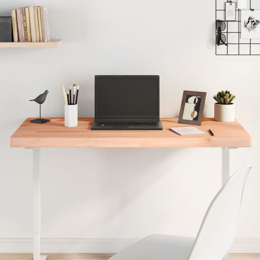 Plateau de bureau 100x50x4 cm en hêtre massif