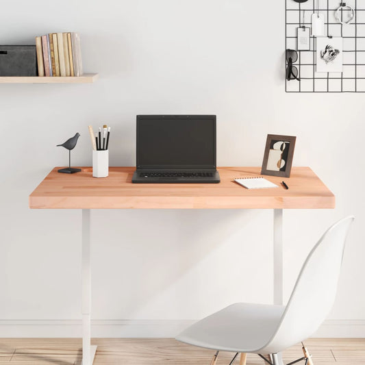 Plateau de bureau 100x60x4 cm en hêtre massif