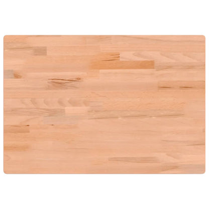 Schreibtischplatte 80x55x2,5 cm Massivholz Buche