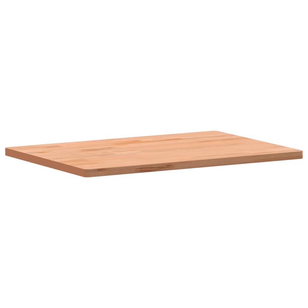 Schreibtischplatte 80x55x2,5 cm Massivholz Buche