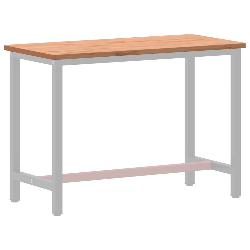 Plateau de bureau 115x55x2,5 cm en pin massif