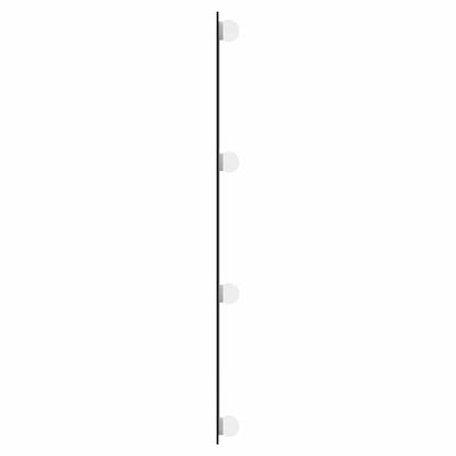 Wandspiegel mit LED-Leuchten 30x80 cm Glas Rechteckig