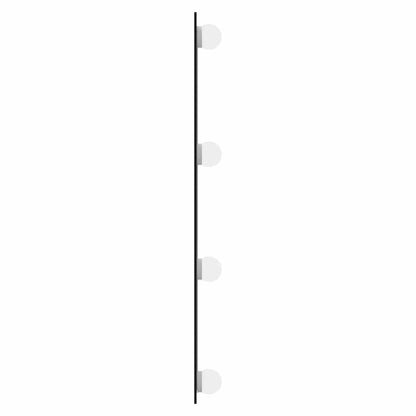 Wandspiegel mit LED-Leuchten 50x80 cm Glas Rechteckig
