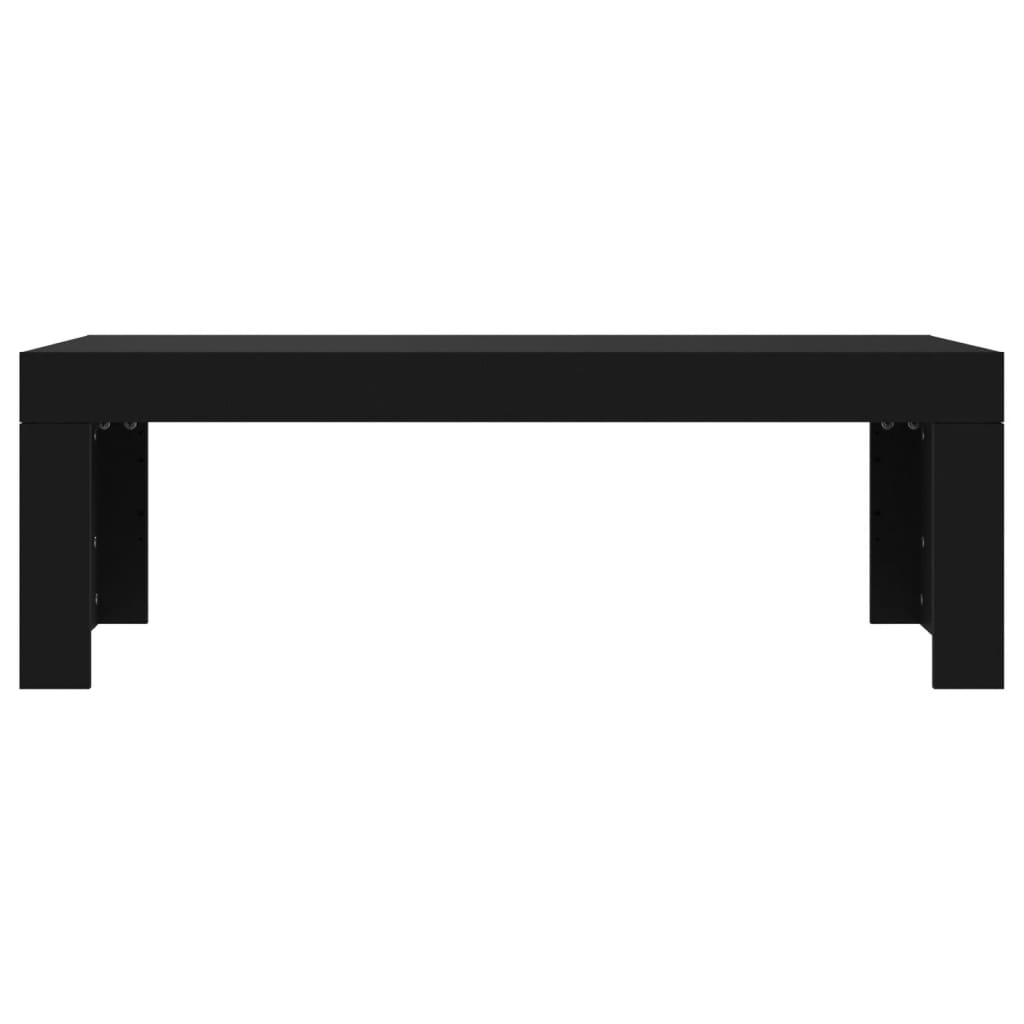 Coffee Table Black 102x50x36 cm Wood Material