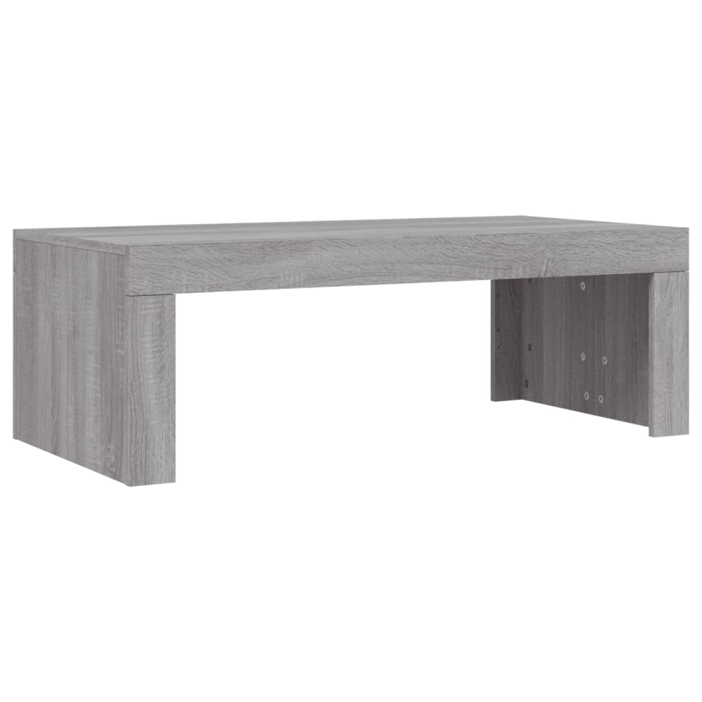 Table basse Sonoma grise 102x50x36 cm en bois
