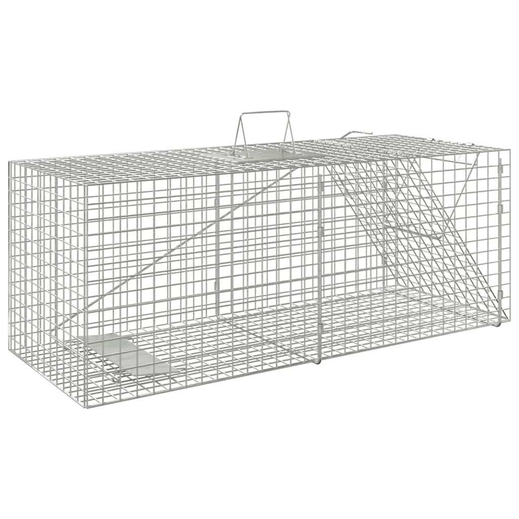 Tierfalle 64,5 x 25 x 26,5 cm Verzinktes Eisen