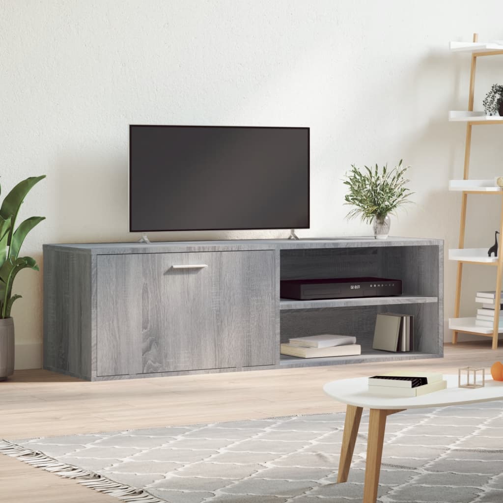 Meuble TV gris Sonoma 120x34x37 cm en bois