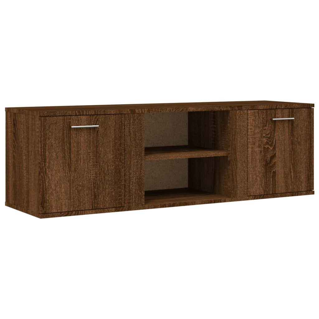 TV-Schrank Braun Eichen-Optik 120x34x37 cm Holzwerkstoff