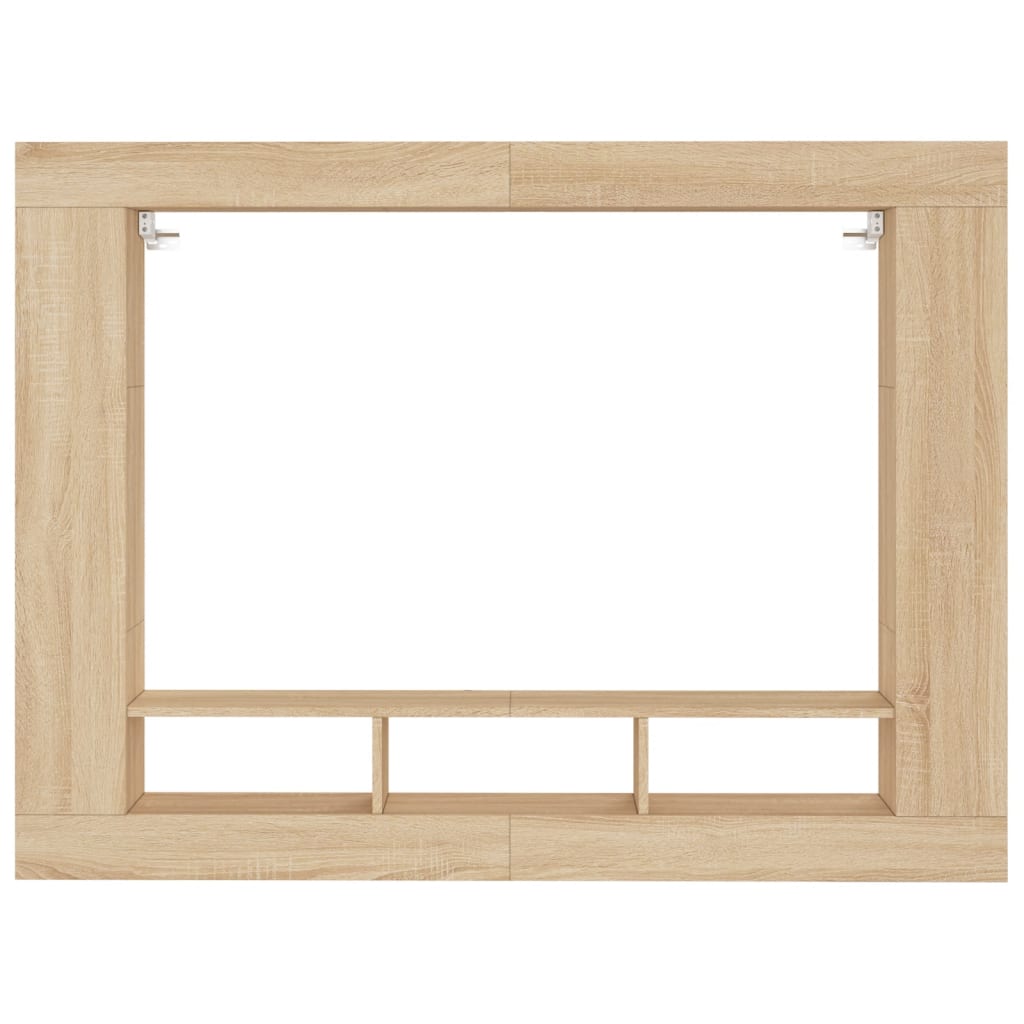 Meuble TV chêne Sonoma 152x22x113 cm matériau bois