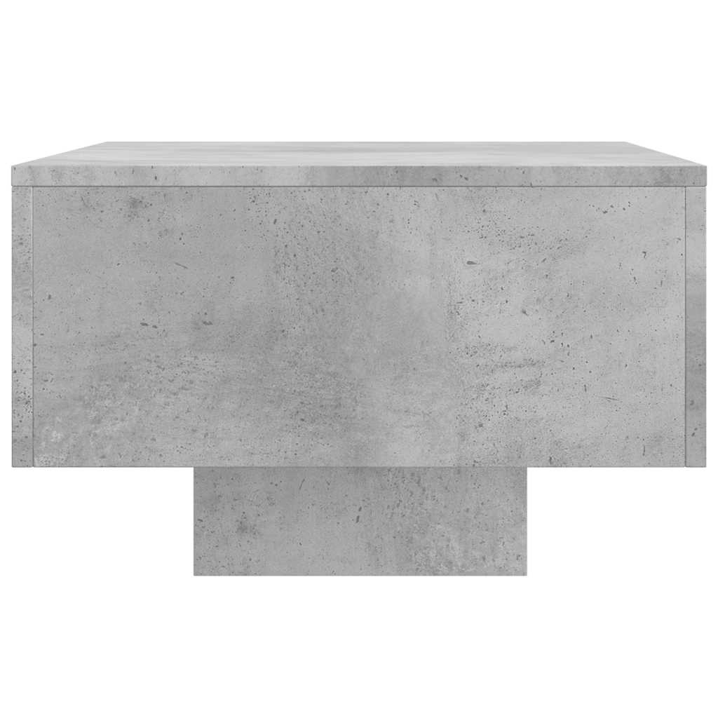 Table basse gris béton 100x49,5x31 cm en bois