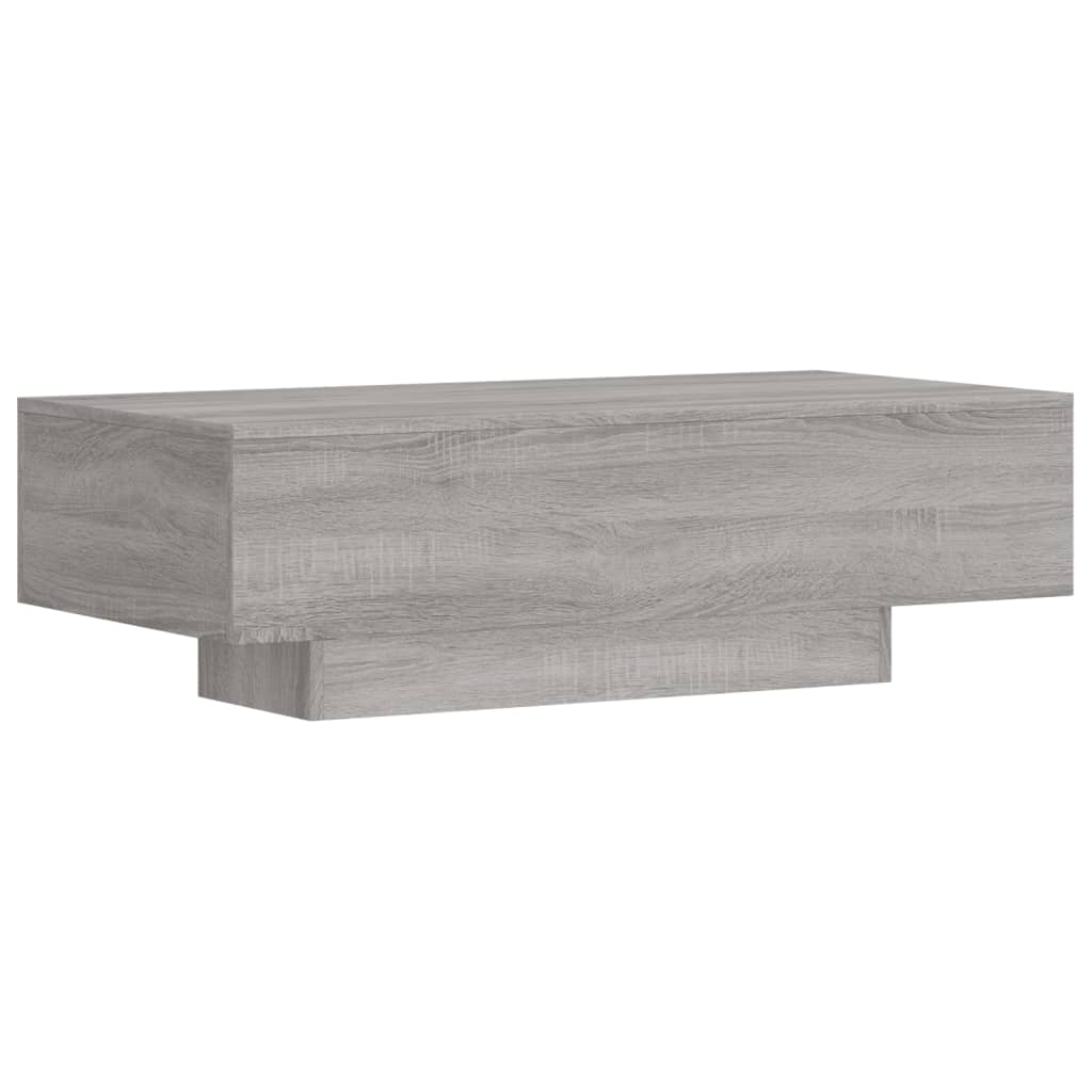 Table basse Sonoma grise 100x49,5x31 cm en bois
