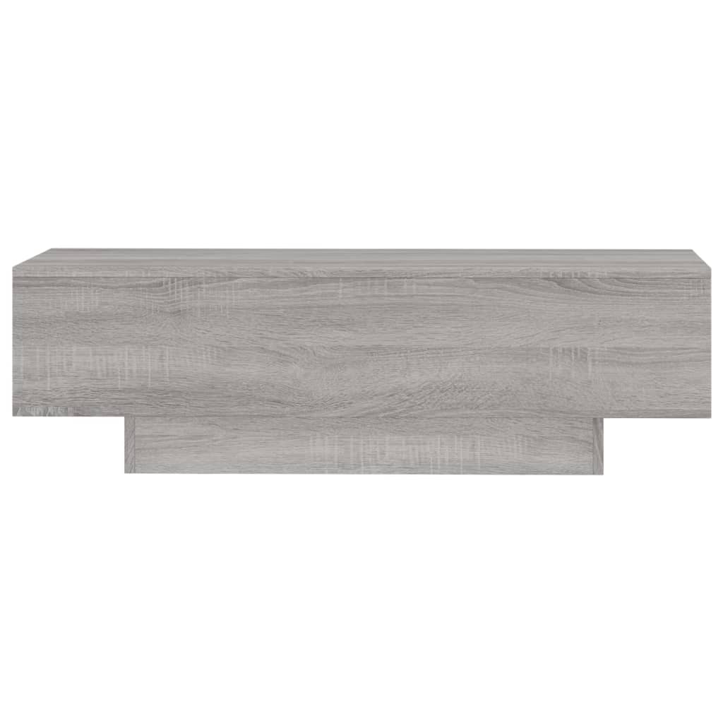 Table basse Sonoma grise 100x49,5x31 cm en bois