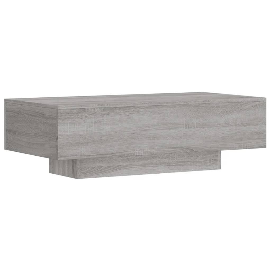 Table basse Sonoma grise 100x49,5x31 cm en bois