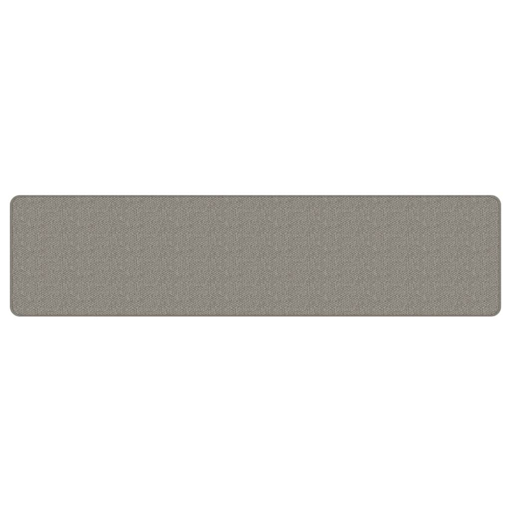 Teppichläufer Sisal-Optik Silbern 50x200 cm
