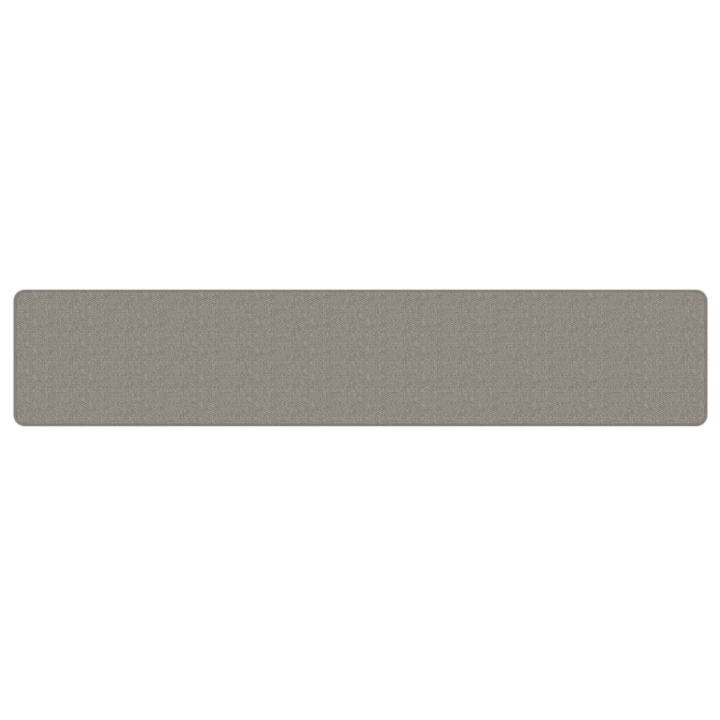 Teppichläufer Sisal-Optik Silbern 50x250 cm